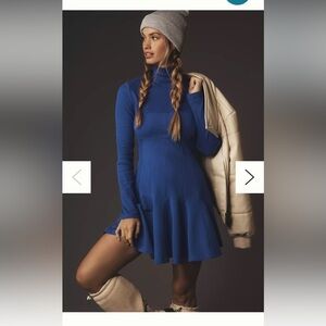 Daily Practice by Anthropologie Long-Sleeve Mini Swing Dress Size Medium